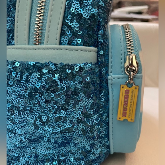 NWT! Disney Loungefly Dumbo Sequin Mini Backpack - Picture 10 of 15